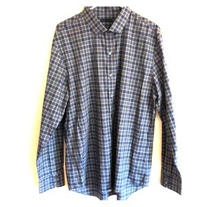 Zachary Prell regular fit blue shirt. Size XL